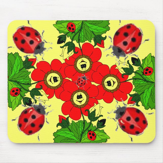 LADYBUG SUMMER! MOUSE PAD (Front)