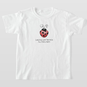 Ladybug Summer Vibes Fun and Playful Insect Design T-Shirt