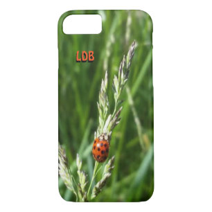 Ladybug sur le Coque de l'herbe-coque iphone