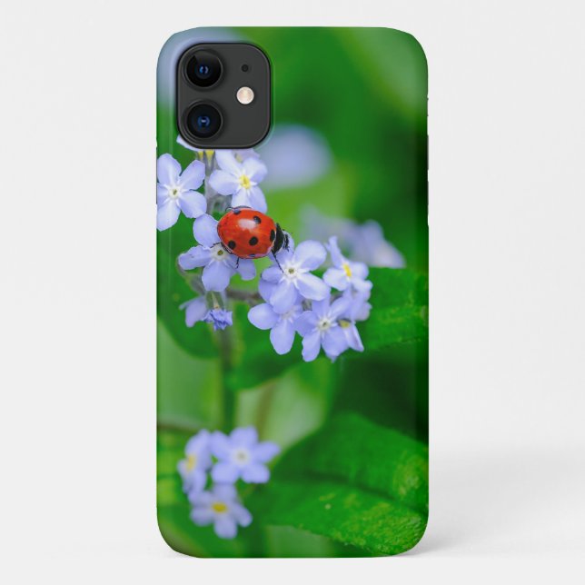 Ladybug sur le Coque For-get-me-not iPhone 11 (Dos)