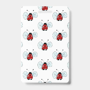 Ladybug Table Lamp Badge