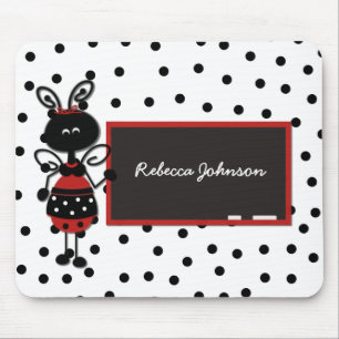 Ladybug Teacher Mouse Pad