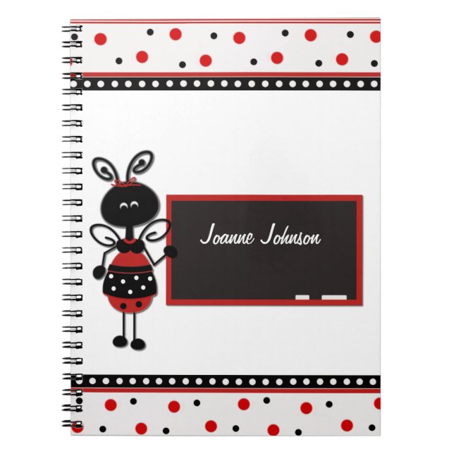 Ladybug Teacher Notebook (Front)
