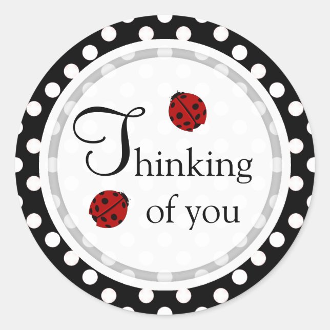 Ladybug: Thinking Of You Stickers (Front)