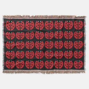 Ladybug Throw Blanket