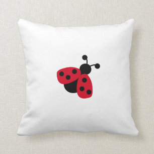 Ladybug Throw Pillow