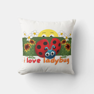 Ladybug Throw Pillow