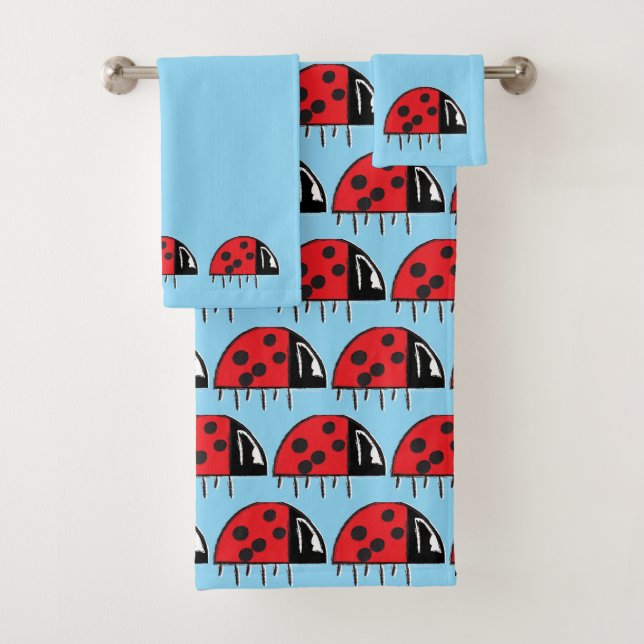 Ladybug Towel Set (Insitu)