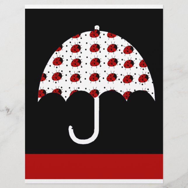 Ladybug Umbrella Design (Front)