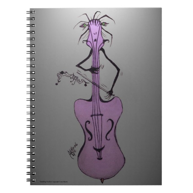 LadyBug VooDoo Ghoulie Band Cello/Upright Notebook (Front)