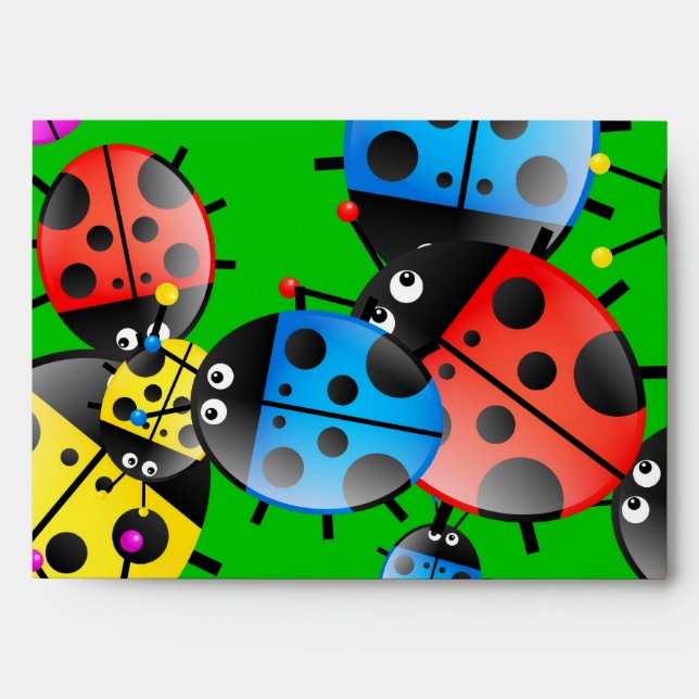 Ladybug Wallpaper Envelopes (Front)