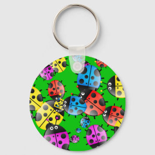 Ladybug Wallpaper Keychain