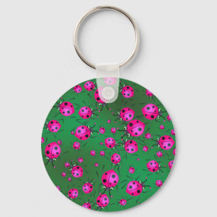 Ladybug Wallpaper Keychain