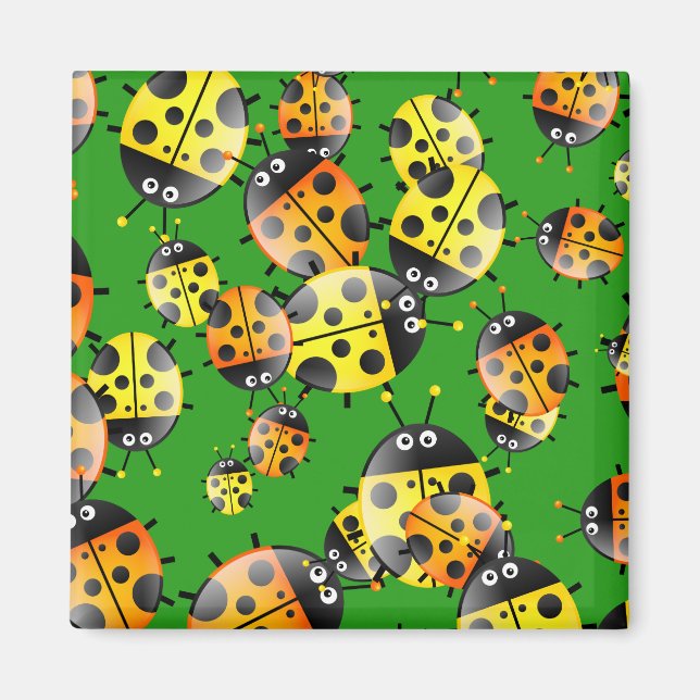 Ladybug Wallpaper Magnet (Front)