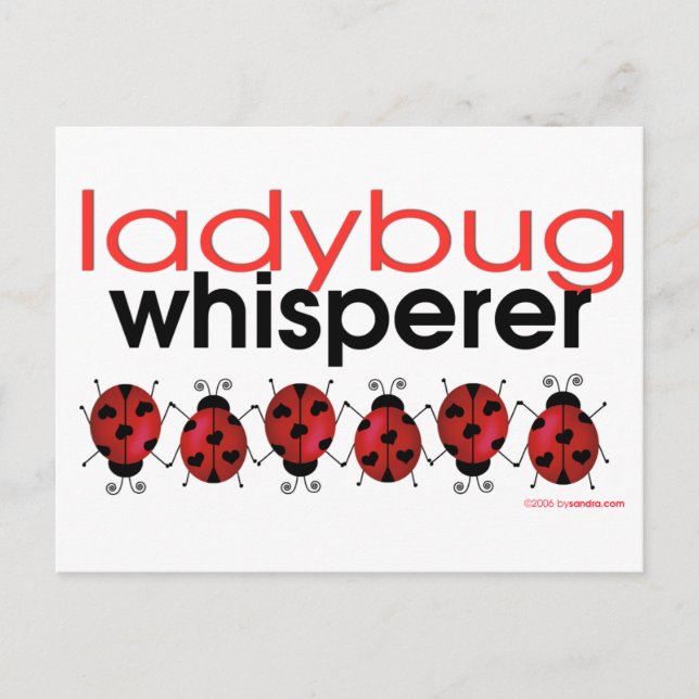 Ladybug Whisperer Postcard (Front)