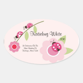 Ladybug Wine Label