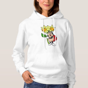 Ladybug with Flower Daffodil Hoodie