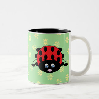Ladybug with Flowers Mug