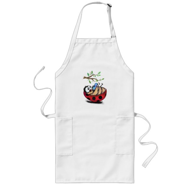 Ladybug with Phone Apron Spring (Front)
