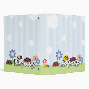 Ladybugs 1" Binder