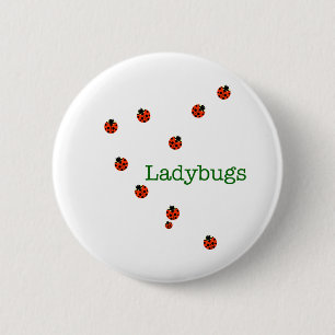 Ladybugs 2 Inch Round Button