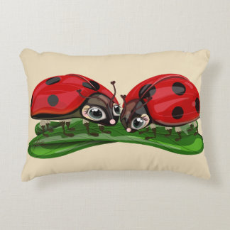 Ladybugs accent pillow