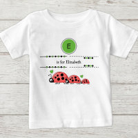 Ladybugs add name black and green