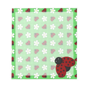 Ladybugs and Daisies Notepad
