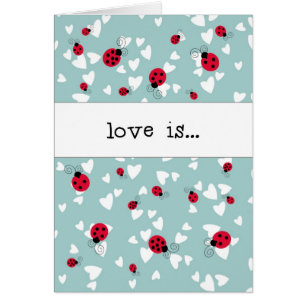 Ladybugs and Hearts - Love is...