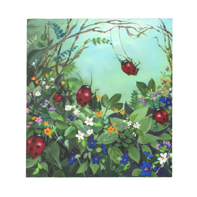 Ladybugs Au Bloc-Notes En Jeu (Devant)