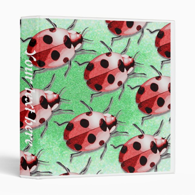 Ladybugs Avery Classeur (Devant/Côté)