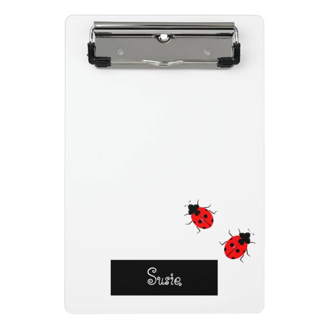Ladybugs Back to School Mini Clipboards (Front)