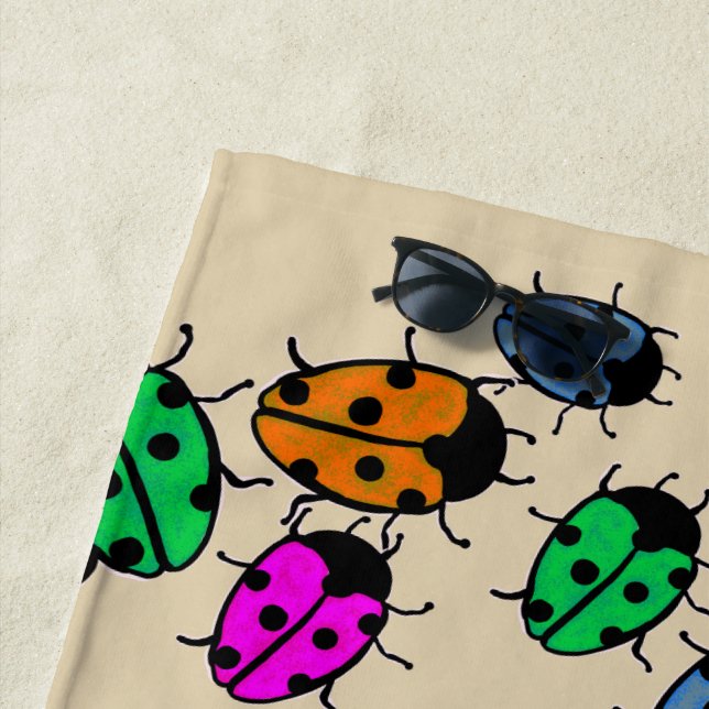 LADYBUGS BEACH TOWEL (In Situ)