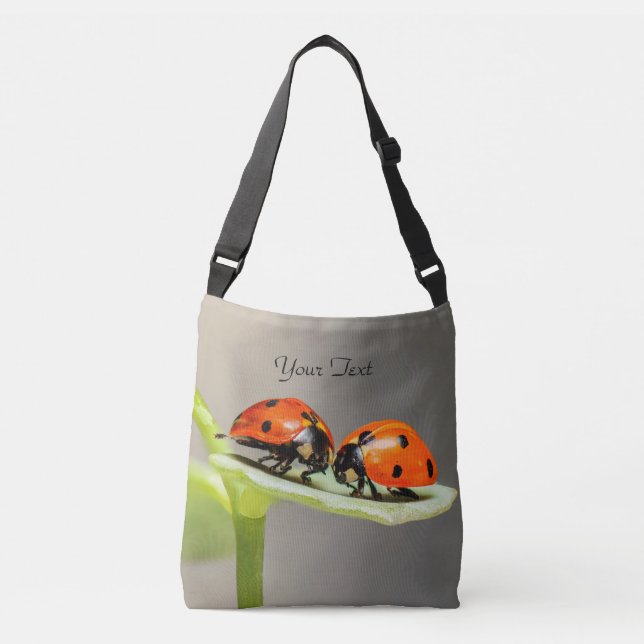 Ladybugs Beetles Crossbody Bag (Front)
