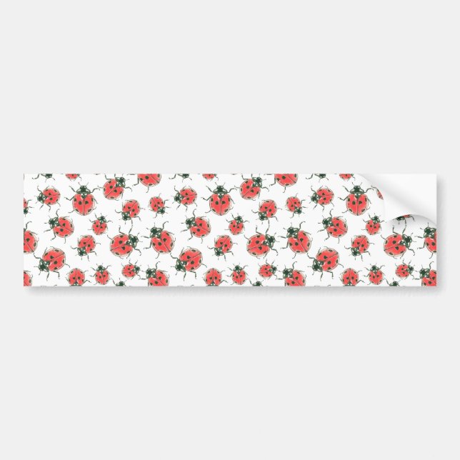 Ladybugs Bumper Sticker (Front)