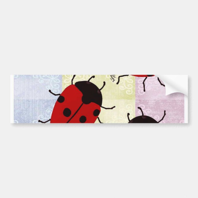 LADYBUGS BUMPER STICKER (Front)