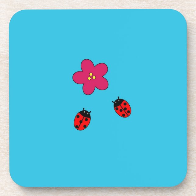 Ladybugs Coaster (Hard Plastic) (Front)