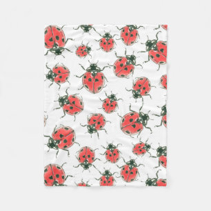 Ladybugs Fleece Blanket