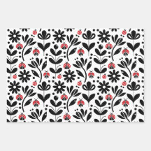 LADYBUGS & FLOWERS