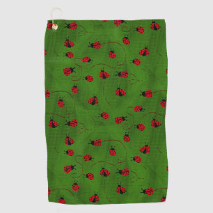 Ladybugs Golf Towel