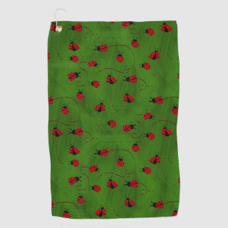 Ladybugs Golf Towel