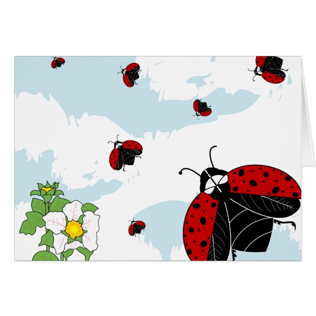 ladybugs in flight (Front Horizontal)