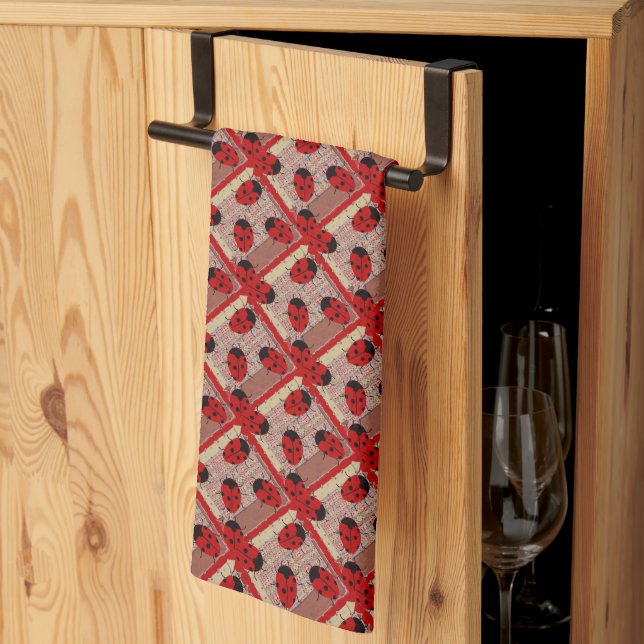LADYBUGS KITCHEN TOWEL (Thirds Fold)