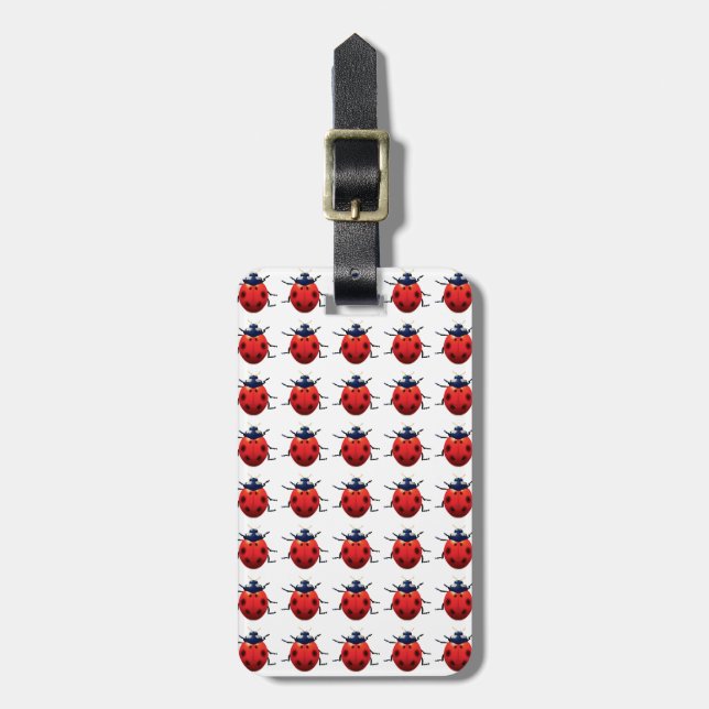 Ladybugs Luggage Tag (Front Vertical)