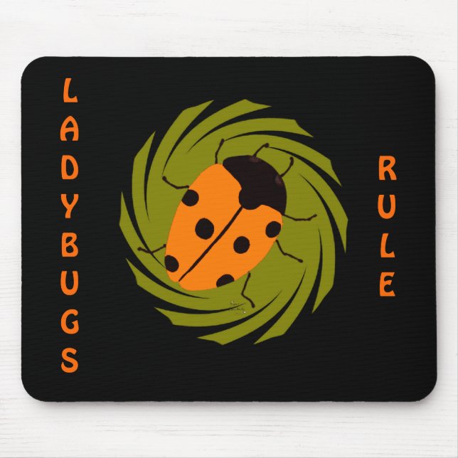 Ladybugs Mouse Pad (Front)