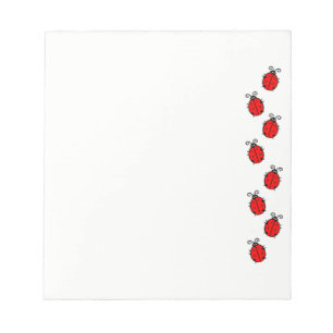 Ladybugs on Parade Notepad