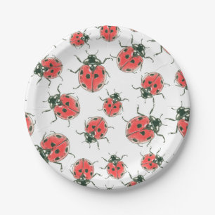Ladybugs Paper Plate