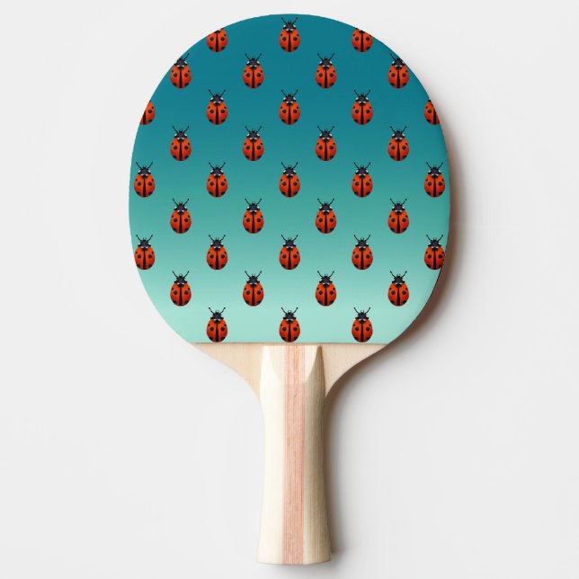 Ladybugs Ping Pong Paddle (Front)