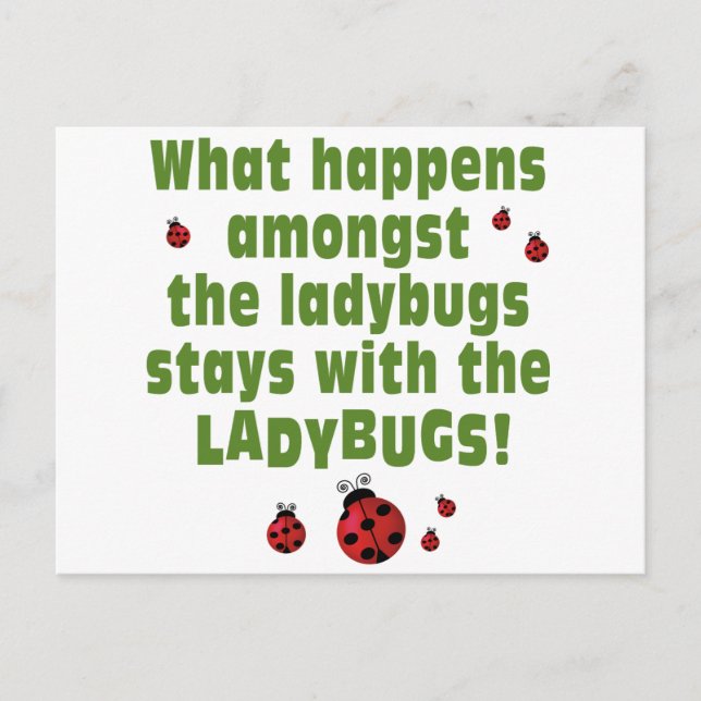 Ladybugs Postcard (Front)