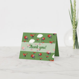 Ladybugs Spring  card
